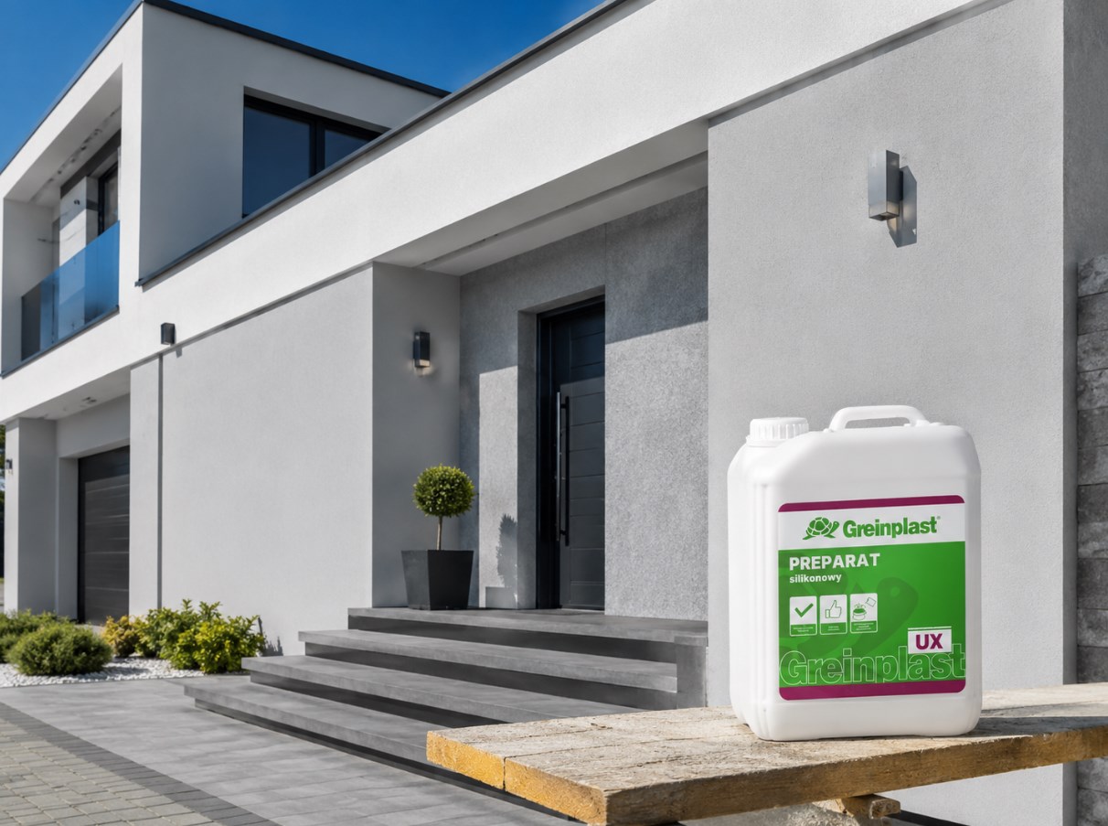 Dozowanie preparatu silikonowego Greinplast UX 10 kg